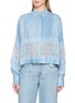 ERMANNO SCERVINO Long Sleeve Valencienne Lace Panelled Shirt
