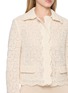 - ERMANNO SCERVINO - Lace Shirt Collar Crop Jacket