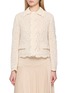 ERMANNO SCERVINO Lace Shirt Collar Crop Jacket