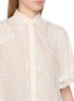  - ERMANNO SCERVINO - Irregular Lace Panel Shirt