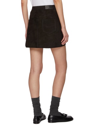 Back View - Click To Enlarge - NOTHING WRITTEN - Rona Suede Mini Skirt