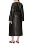 Back View - Click To Enlarge - GIA STUDIOS - Trula Belted Silk Coat