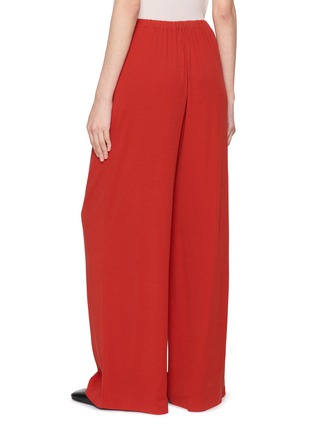 Back View - Click To Enlarge - GIA STUDIOS - Red River Wide Leg Cotton Trousers