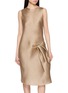 GIA STUDIOS Gala Darping Silk Dress