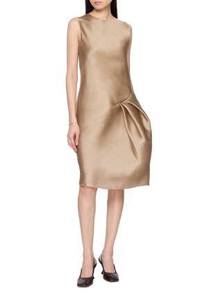 Figure View - Click To Enlarge - GIA STUDIOS - Gala Darping Silk Dress