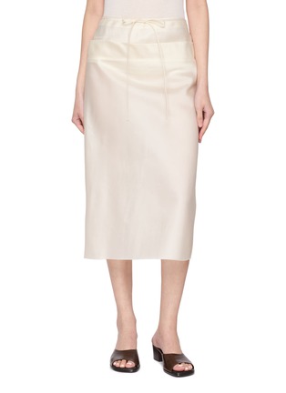 Main View - Click To Enlarge - GIA STUDIOS - Chiêu Silk Skirt