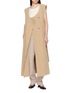 Figure View - Click To Enlarge - GIA STUDIOS - Tilda Sleeveless Cotton Coat
