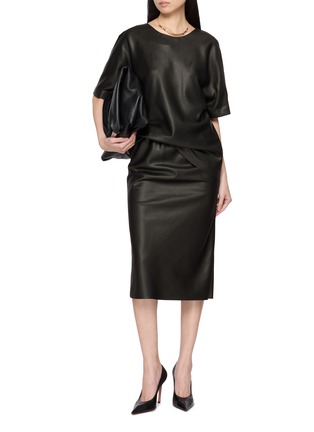 Figure View - Click To Enlarge - GIA STUDIOS - Trula Silk Skirt