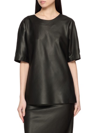 Main View - Click To Enlarge - GIA STUDIOS - Trula Silk Blouse Top