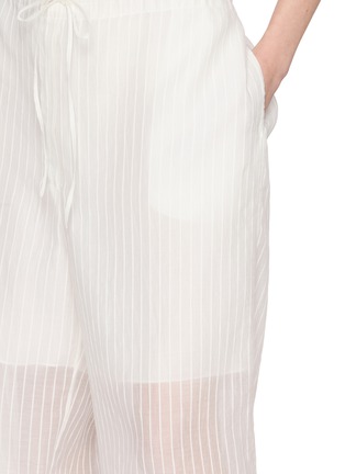  - GIA STUDIOS - Nan Wide Leg Striped Silk Trousers