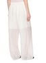 Back View - Click To Enlarge - GIA STUDIOS - Nan Wide Leg Striped Silk Trousers