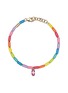 Main View - Click To Enlarge - BEA BONGIASCA - Tubini 9K Gold Silver Sapphire Long Beads Bracelet