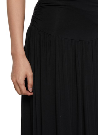  - DETERM - Cummerbund Waistband Flared Skirt