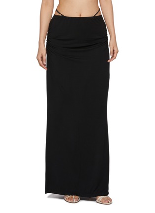 Main View - Click To Enlarge - DETERM - Double Strap Waist Maxi Skirt