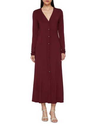 Main View - Click To Enlarge - DETERM - Cardigan Style Maxi Dress