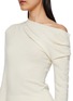  - DETERM - Asymmetric Off-Shoulder Cashmere Knit Top