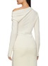 Back View - Click To Enlarge - DETERM - Asymmetric Off-Shoulder Cashmere Knit Top