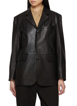 Main View - Click To Enlarge - TONYWACK - Tailored Leather Blazer