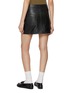 Back View - Click To Enlarge - TONYWACK - Leather Mini Skirt