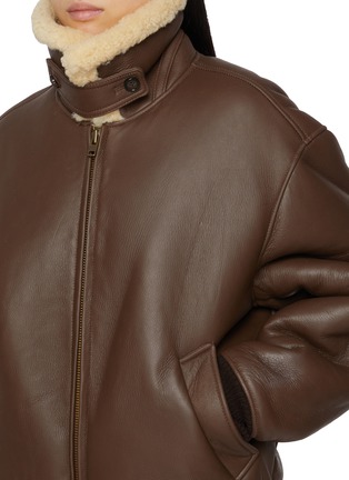  - TONYWACK - Shearling Leather Blouson Jacket