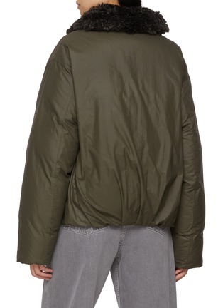 Back View - Click To Enlarge - TONYWACK - Shearling Collar Puffer Blouson Jacket