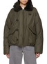 Main View - Click To Enlarge - TONYWACK - Shearling Collar Puffer Blouson Jacket