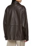 Back View - Click To Enlarge - TONYWACK - Leather Cargo Jacket
