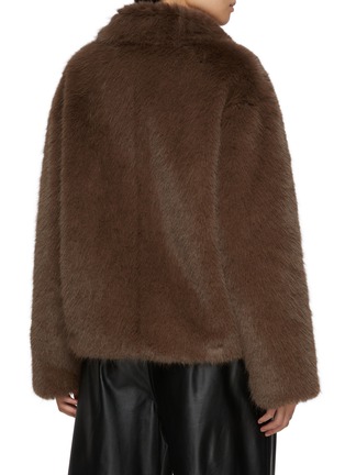 Back View - Click To Enlarge - TONYWACK - Relaxed Faux Fur Jacket
