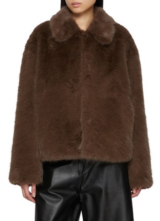 Main View - Click To Enlarge - TONYWACK - Relaxed Faux Fur Jacket