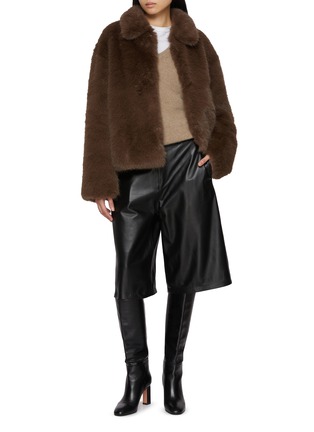 Figure View - Click To Enlarge - TONYWACK - Relaxed Faux Fur Jacket