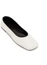Detail View - Click To Enlarge - THE ROW - Square Toe Leather Flats