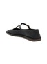 Detail View - Click To Enlarge - THE ROW - Square T-Bar Leather Ballerina Flats