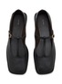 Figure View - Click To Enlarge - THE ROW - Square T-Bar Leather Ballerina Flats
