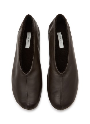 Figure View - Click To Enlarge - THE ROW - Stella Shearling Slipper Flats