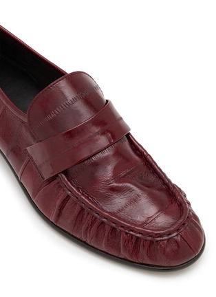 Detail View - Click To Enlarge - THE ROW - Eelskin Leather Loafer