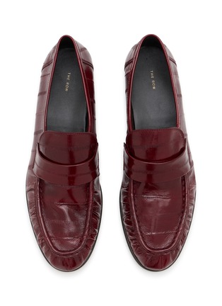 Figure View - Click To Enlarge - THE ROW - Eelskin Leather Loafer