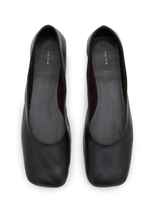 Figure View - Click To Enlarge - THE ROW - Square Toe Leather Flats