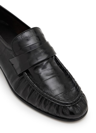 Detail View - Click To Enlarge - THE ROW - Eelskin Leather Loafer