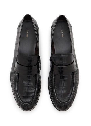 Figure View - Click To Enlarge - THE ROW - Eelskin Leather Loafer