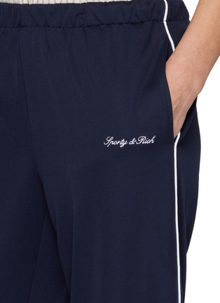  - SPORTY & RICH - Retro Logo Embroidered Track Pants