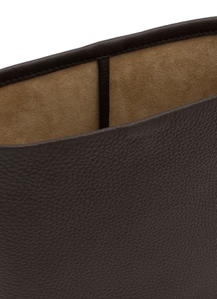 Detail View - Click To Enlarge - THE ROW - N/S Park Grained Leather Crossbody Bag