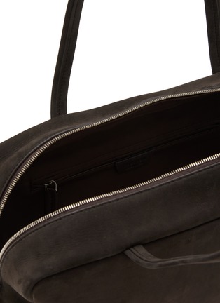 Detail View - Click To Enlarge - THE ROW - Astra Nubuck Leather Bowling Bag