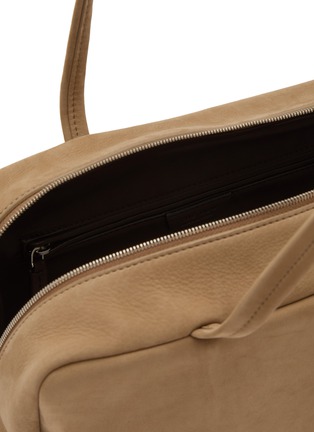 Detail View - Click To Enlarge - THE ROW - Astra Nubuck Leather Bowling Bag