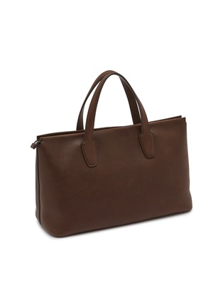Figure View - Click To Enlarge - THE ROW - Marcel Satchel Saddle Leather Bag