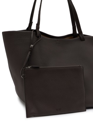Detail View - Click To Enlarge - THE ROW - Park Tote Three Grained Leather Shoulder Bag