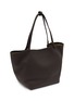 Figure View - Click To Enlarge - THE ROW - Park Tote Three Grained Leather Shoulder Bag