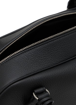 Detail View - Click To Enlarge - THE ROW - E/W India Grained Leather Bowling Bag