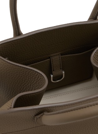 Detail View - Click To Enlarge - THE ROW - Soft Margaux 10 Grained Leather Satchel Bag