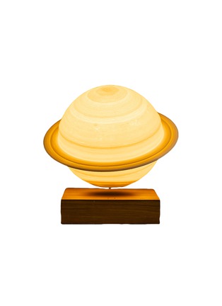 Main View - Click To Enlarge - GINGKO DESIGN - Smart Saturn Lamp — Walnut