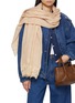 Figure View - Click To Enlarge - LANE'S - Lace Trim Beaded Embroidered Wool Silk Shawl